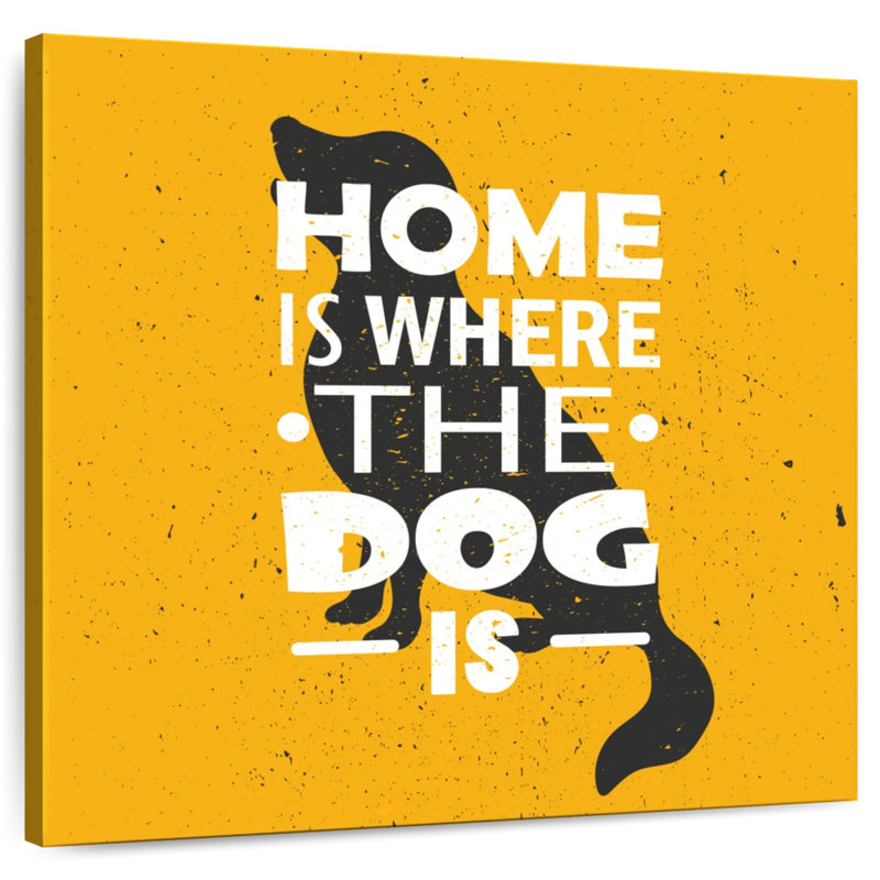 Tergel The Dog Is Home Typography