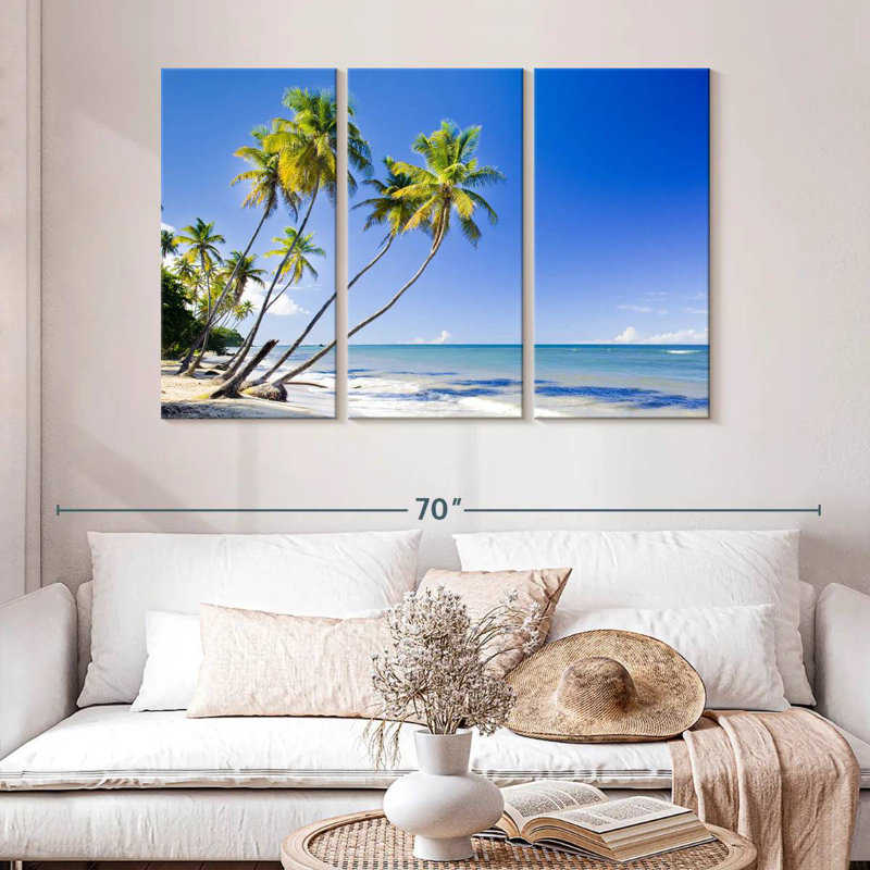 Gillard Trinidad Coast Palms, H 32 po x l 50 po