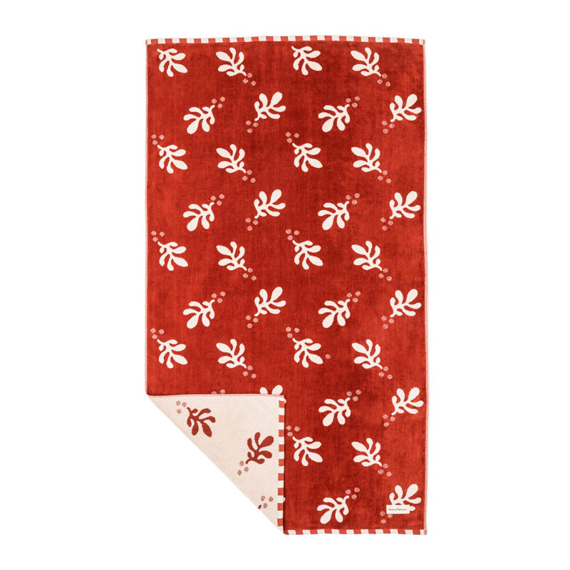 Serviette de plage, Rouge