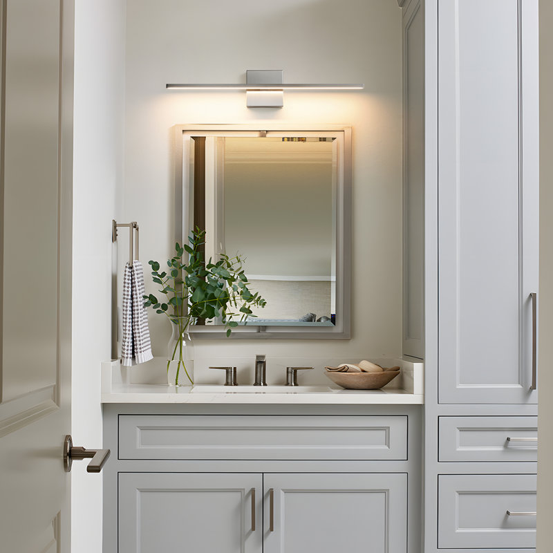 24'' Felecie Dimmable LED Bath Bar, Brushed Nickel