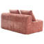 Couches de salon en chenille rose - Poupée en coton et sacs de printemps élégants-1664442747