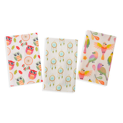 Ensemble de serviettes de cuisine bohémien Dreamcatcher