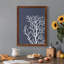 Coraux blancs sur toile indigo bleue C de qualité supérieure - prêts à être accrochés-918046040