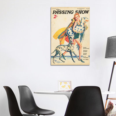 1930s The Passing Show Magazine Cover - Wrapped Canvas Gallery-Wrapped Canvas Giclée