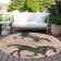 Machine Washable Indoor/Outdoor Cinead ACN1717 Paprika Rug