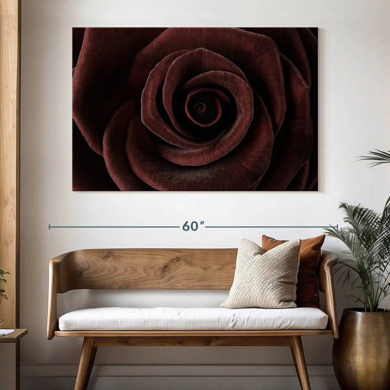 Rose foncé, H 34 po x l 51 po