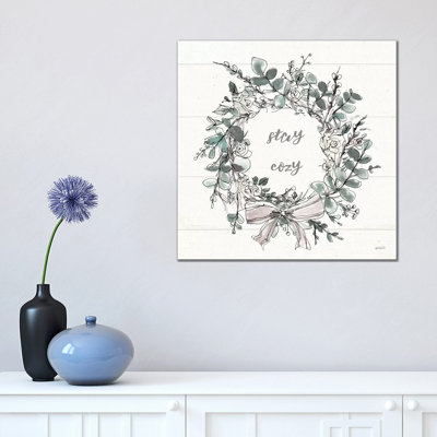 Modern Farmhouse VII Stay Cozy by Anne Tavoletti - Wrapped Canvas Print