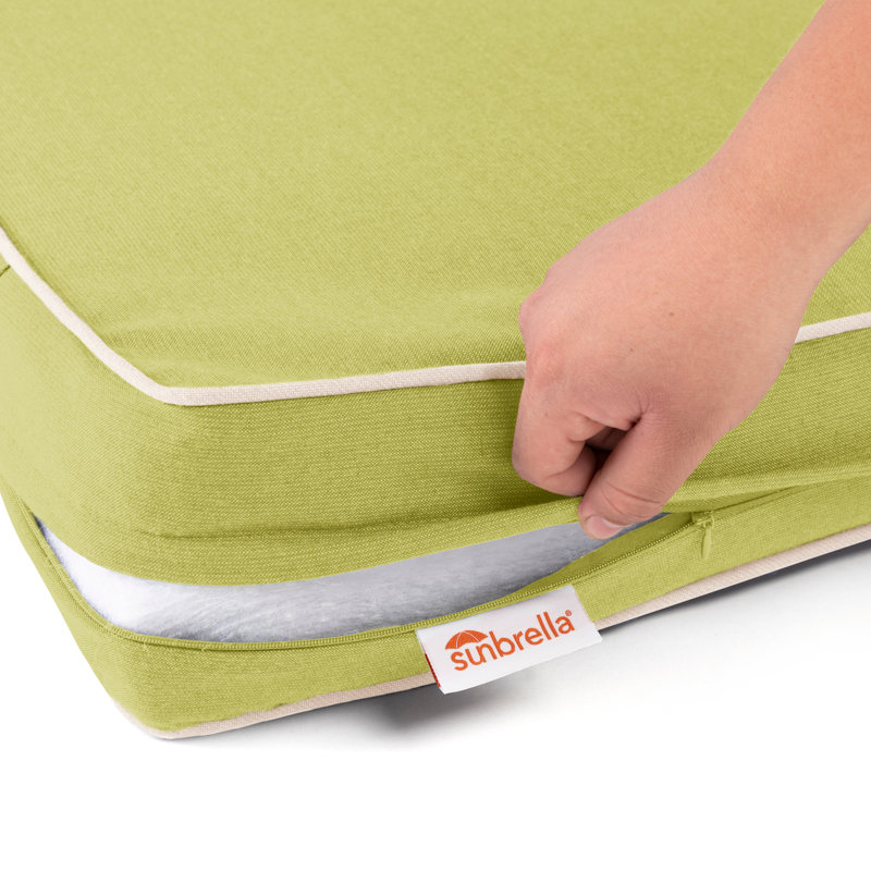 Coussin de dossier et de siège Sunbrella, Kiwi