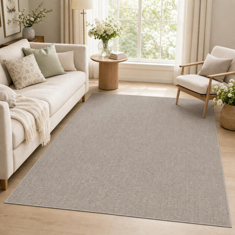 Modern Neutral Area Rugs for Living Room Dining Room Bedroom Farmhouse Non Slip Washable Stain Resistant Soft Indoor Carpet Foldable Non-Shedding Low Pile Rug for Farmhouse Home Office Decor