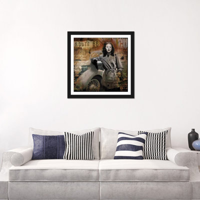 «Route 66», impression sur toile