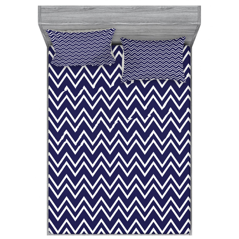 Microfiber Chevron Sheet Set