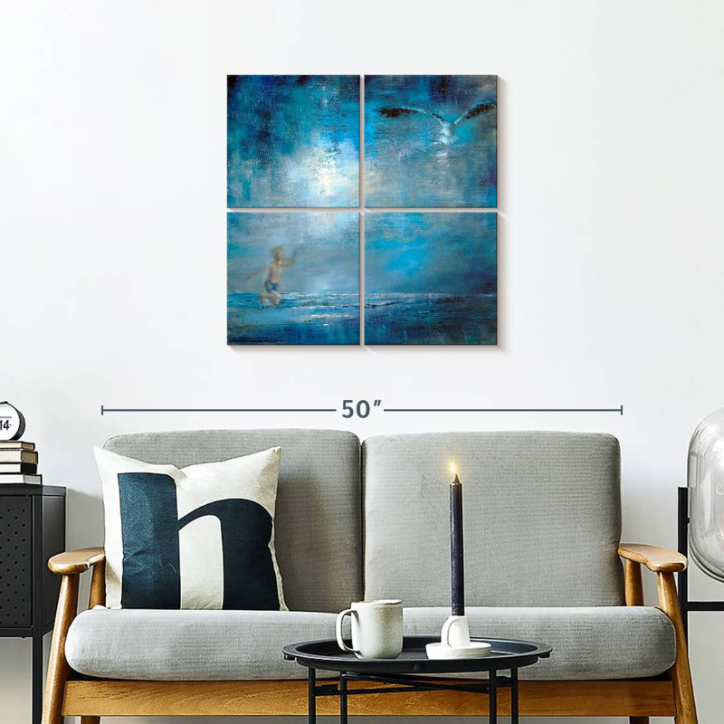 Gillard Flying, peinture, H 26 po x l 26 po