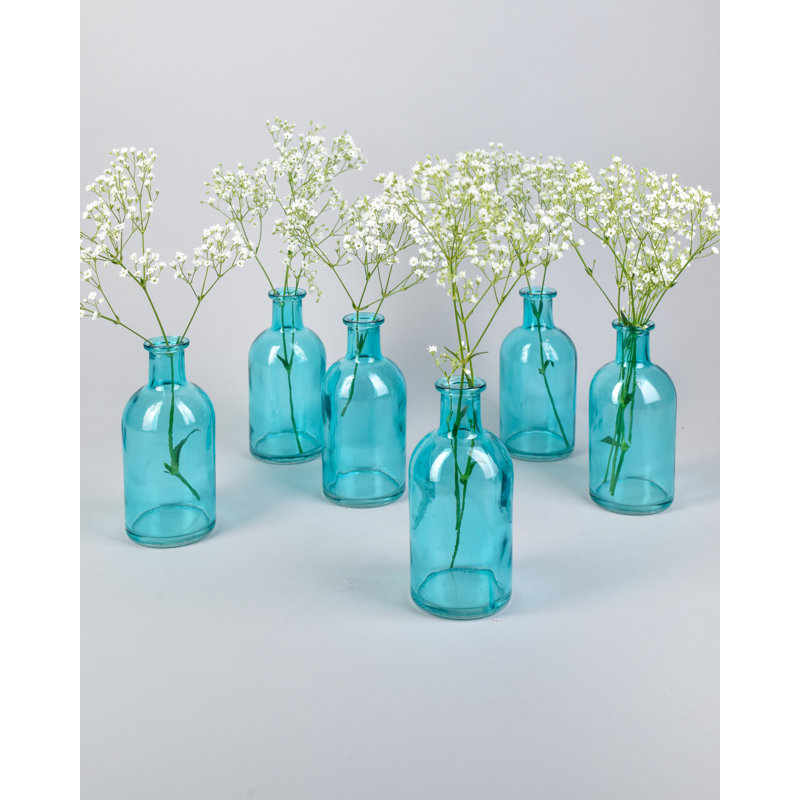 Veatch Glass Table Vase, Blue