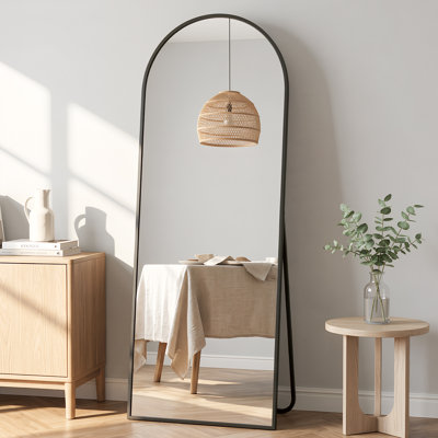 Miroir surdimensionné arqué en métal surdimensionné