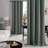Deconovo 100 Percent Blackout with Liner Grommet Curtain Panel Pair-75195038-75195022