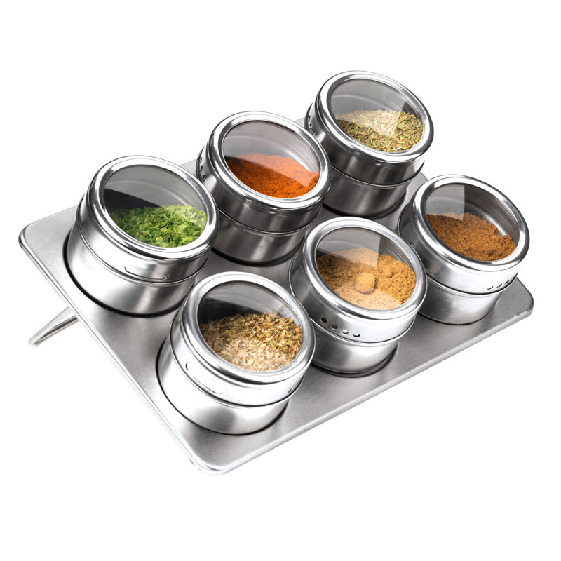 Freestanding Stainless Steel Spice Rack
