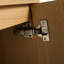 Meuble-lavabo autoportant en contreplaqué de 30 po, armoire à 2 portes, surface à eau, facile à installer, conception américaine, assemblage de finition chêne, agencement de couleurs chêne
