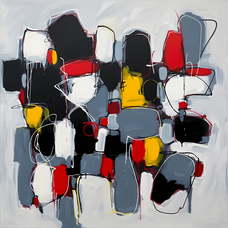 Static In Motion, 24" H x 24" W
