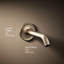 Purist® Wall-Mount Non-Diverter Bath Spout, 35-Degrees-1332403710
