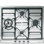 SMEG Classic 24.25" Gas Cooktop with 4 Burners