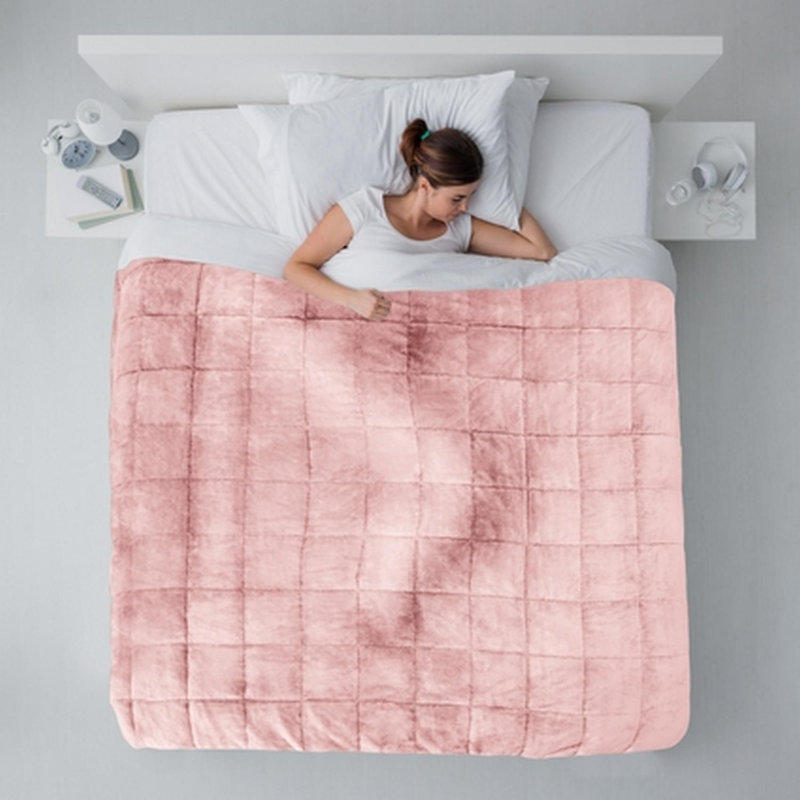 Weighted Throw Blanket, Pink