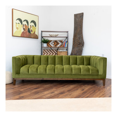 Melissa Mid-Century Velvet Modern Sofa