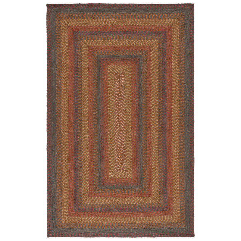 Indyah Flat Weave Jute Geometric Rug, Rectangle 5' x 8'