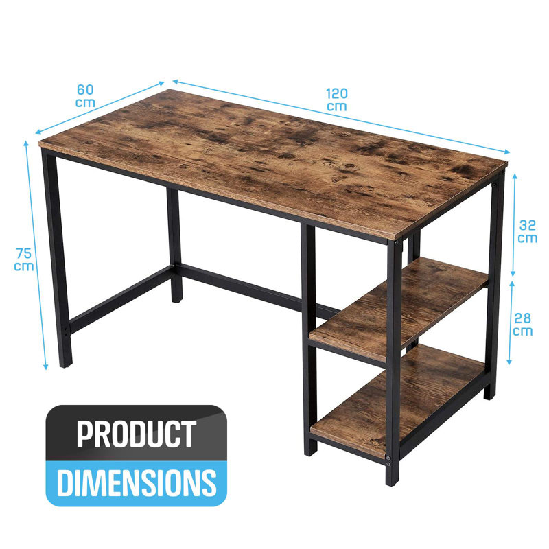 Amiela Metal Base Writing Desk