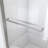 DreamLine Aqua-Q Swing 34 inch W x 72 inch H Frameless Swing Shower Door in Brushed Nickel-121281239-121281238