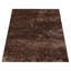 Tapis à poils longs en polyester touffeté à la main Stiner - Rectangle, couleur brun beige, conception unie, tapis antidérapants faits à la main épais pour salon, chambre à coucher-27439144