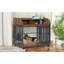 Grand meuble pour cage de chien avec roues verrouillables, chenil pour chien, cage de table de bout avec rangement à 2 couches-1109992250-1108035936
