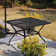 Alyah 4 - Person Metal Patio Dining Set with Square Table