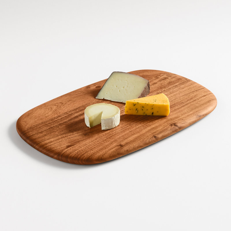 Sert une planche à découper, 17 po x 11 po, Acacia