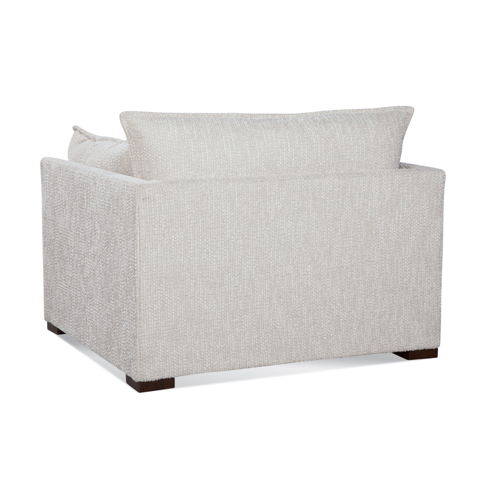 Kamila 42'' Cloud Armchair, Black, Oatmeal Crypton Performance, 0822-74