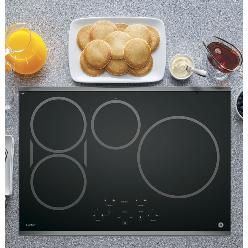 GE Profile 30" Electric Cooktop, Stainless Steel