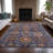 Machine Washable Indoor/Outdoor Xhevrie Denim Rug-111819277