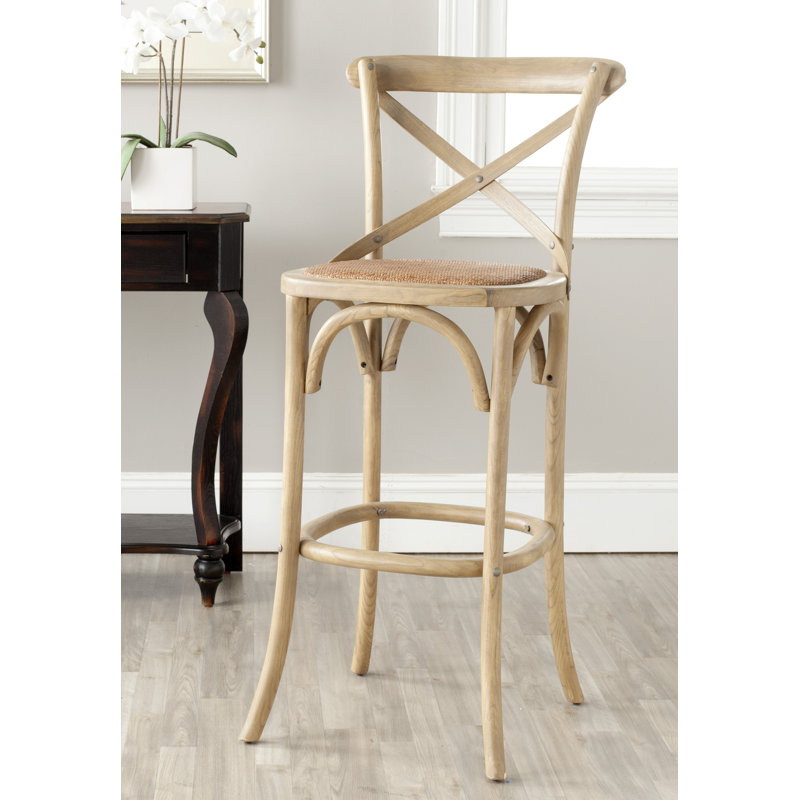 Tabouret Franklin, Chêne, Tabouret de bar (siège d'une hauteur de 30 po), Brun