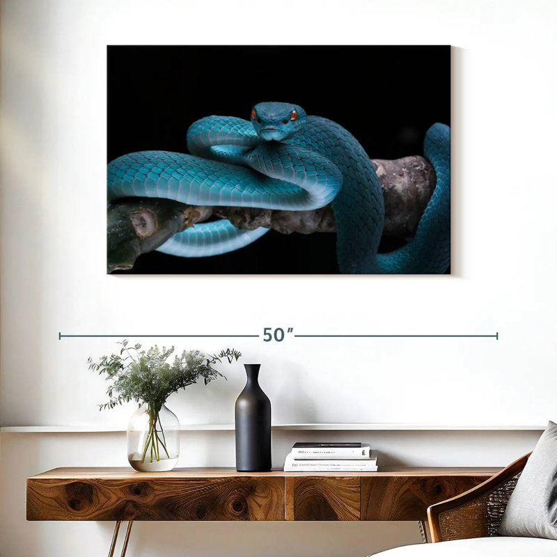 Brampt Snake On Branch, 26" H x 39" W
