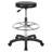 Ethelinda Adjustable Height Ergonomic Lab Stool with Footring Wheels
