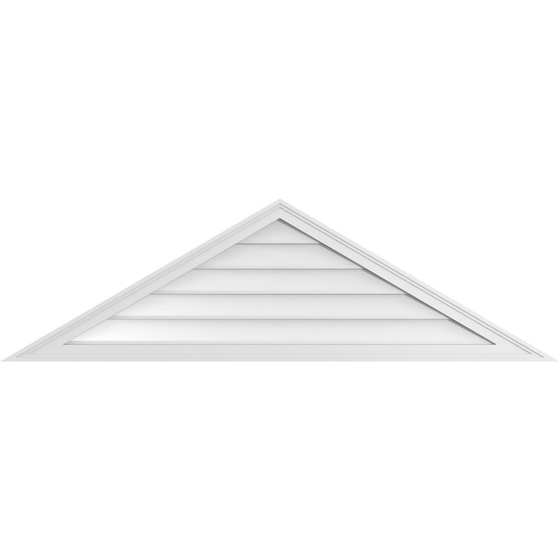 Ventilateur à pignon en uréthane non fonctionnel à fixation triangulaire brun clair 12/12, H 24,5 po x l 84 po x P 1,5 po