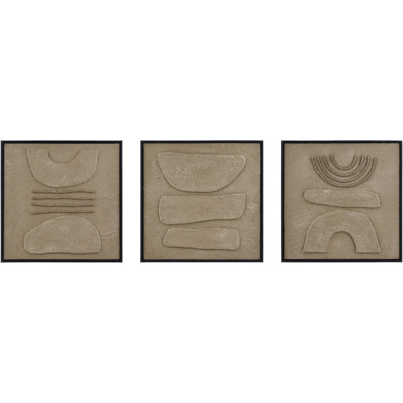 Art mural Exploration, Taupe