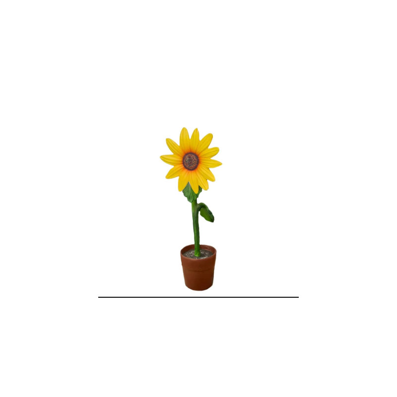 Statue de tournesol en pot Bailynn