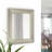 Ayden Solid Wood Flat Wall Mirror-467790680