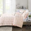 Édredon simple / simple TG de couleur rosée et dorée à motif géométrique doux-119105430-119105436