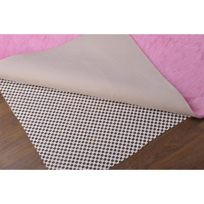 Tapis rose , Rectangle 2 pi 5 po x 3 pi 9 po