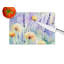 Lavender in Watercolor Glass Cutting Board Large