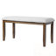 Bermuda extensible 6 pièces avec rallonge amovible et 4 chaises-355821681