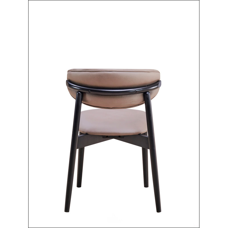 Chaise d'appoint en microfibre polie grise
