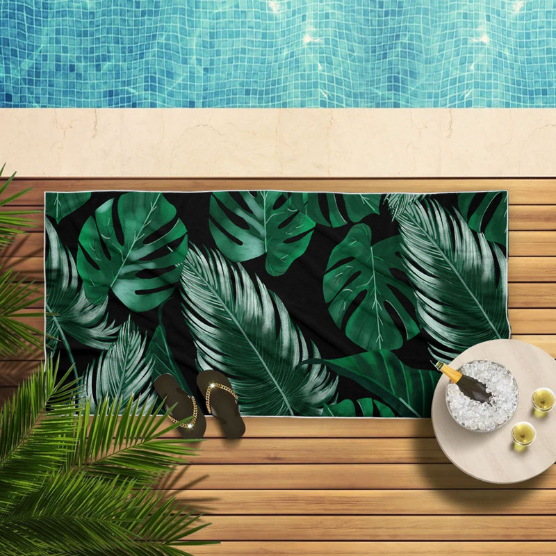 Microfibre serviette de plage super colorée serviette de plage anti-sable serviette polyvalente pour piscine de voyage 30 x 60 pouces