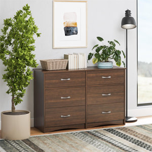 Alexxander 6 Drawer 47.56" W Dresser